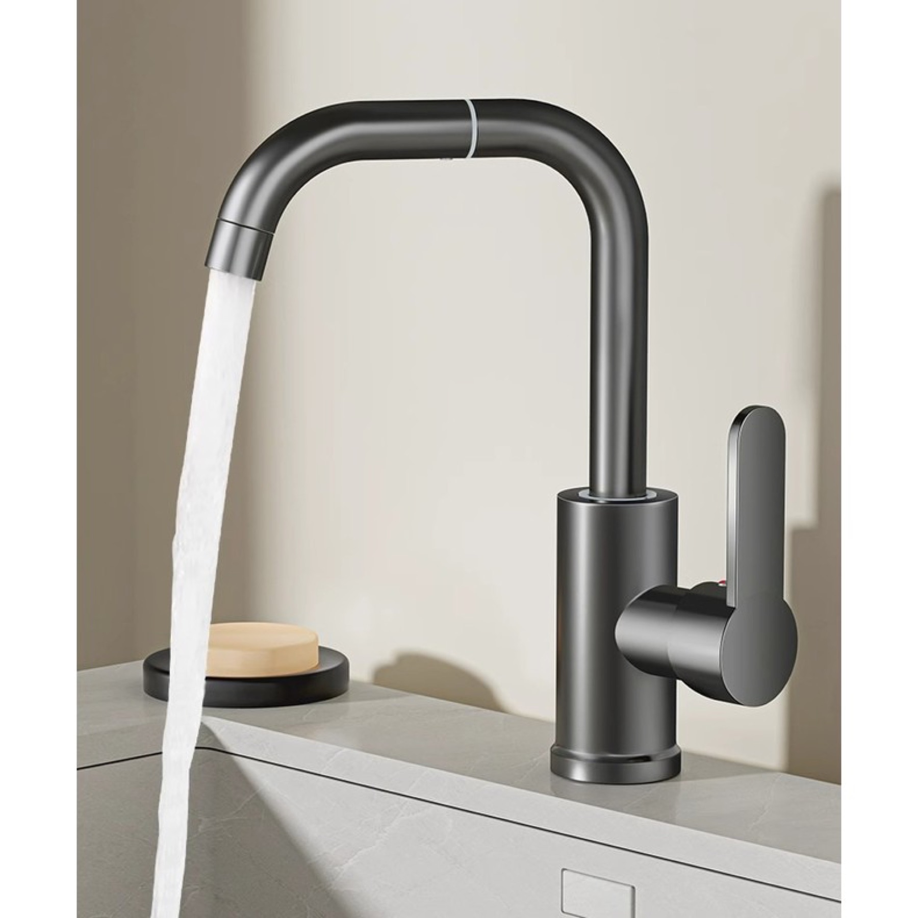 Hot and Cold Double Rotary Faucet